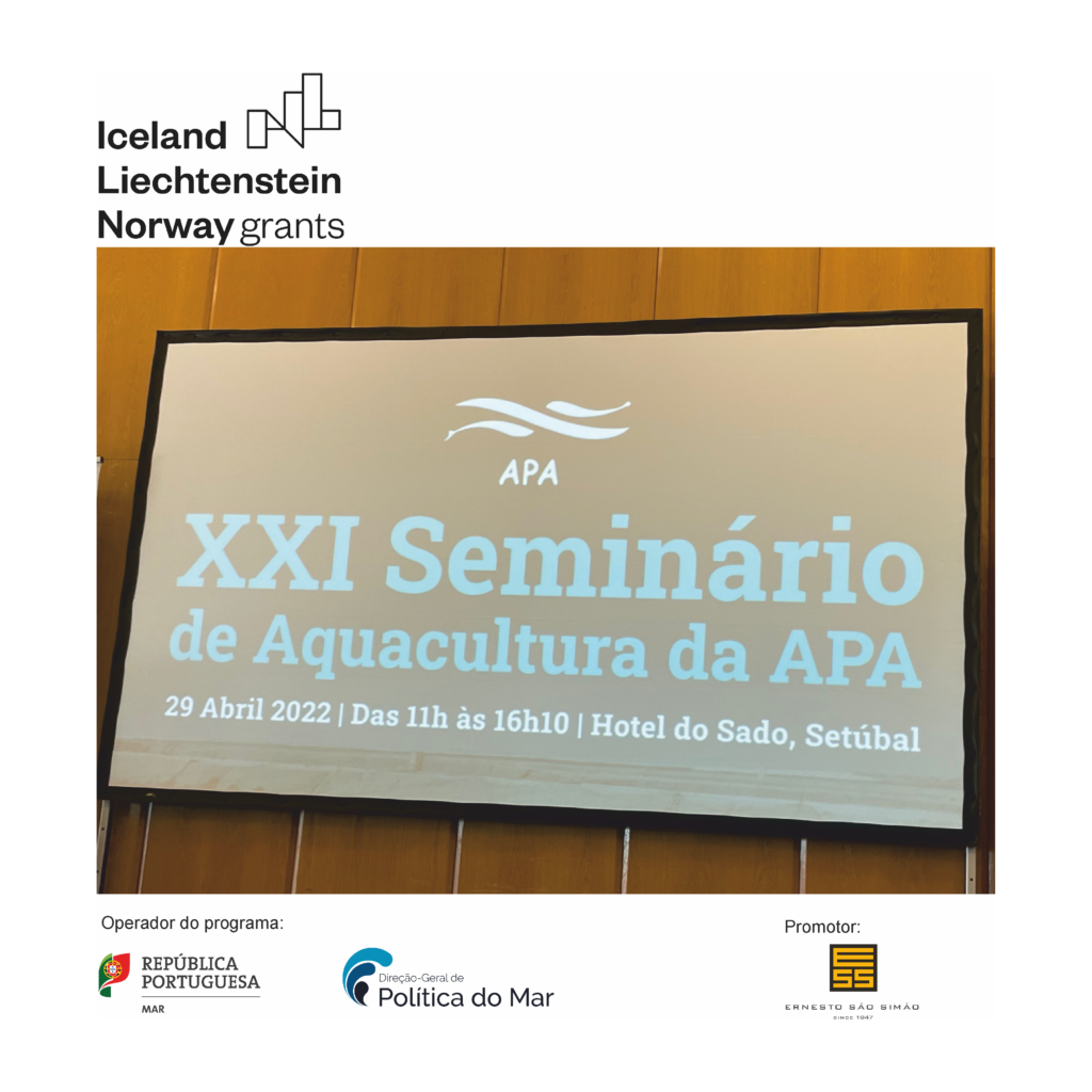 Apresentação do projeto ERGOMARINE no XXI Seminário de Aquacultura